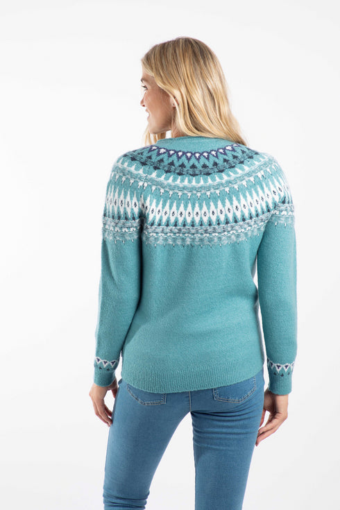 Weird Fish Women's Lowell Eco Fair Isle Jumper 203595