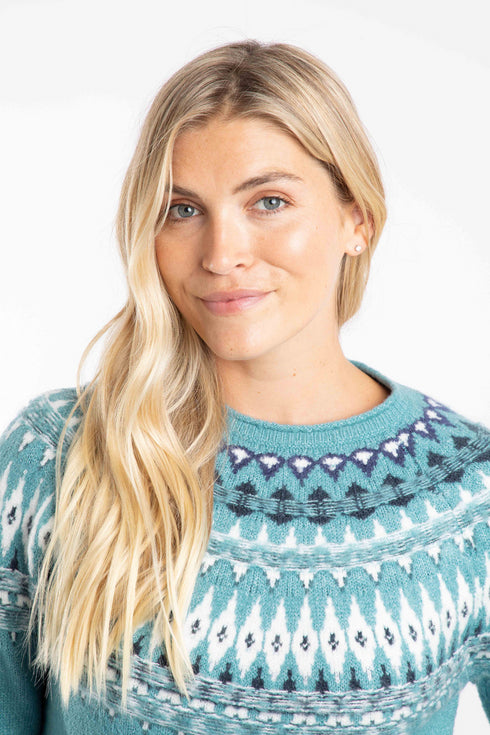 Weird Fish Women's Lowell Eco Fair Isle Jumper 203595