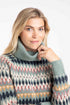 Weird Fish Annecy Fair Isle Roll Neck Jumper 203599 - Women's Cosy Knit