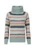 Weird Fish Annecy Fair Isle Roll Neck Jumper 203599 - Women's Cosy Knit