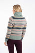Weird Fish Annecy Fair Isle Roll Neck Jumper 203599 - Women's Cosy Knit