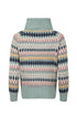 Weird Fish Annecy Fair Isle Roll Neck Jumper 203599 - Women's Cosy Knit