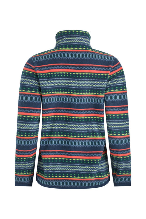 Weird Fish Reena 1/4 Zip Printed Microfleece – Lightweight Women’s Fleece 203606