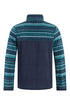 Weird Fish Gilbert 1/4 Zip Printed Microfleece for Men - Cedar Green 203611
