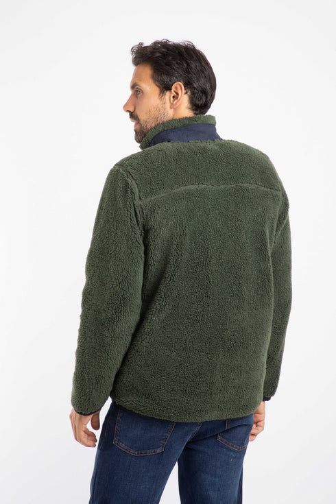 Weird Fish Fletcher Full Zip Borg Fleece – Men’s Warm Zip-Through Jacket 203612