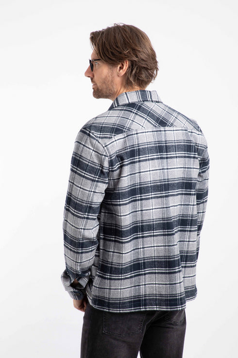 Weird Fish Bosco Check Flannel Overshirt – Warm Brushed Cotton Feel 203631