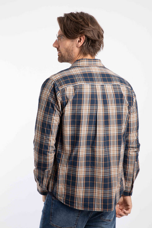 Weird Fish Lando Long Sleeve Check Shirt 203635