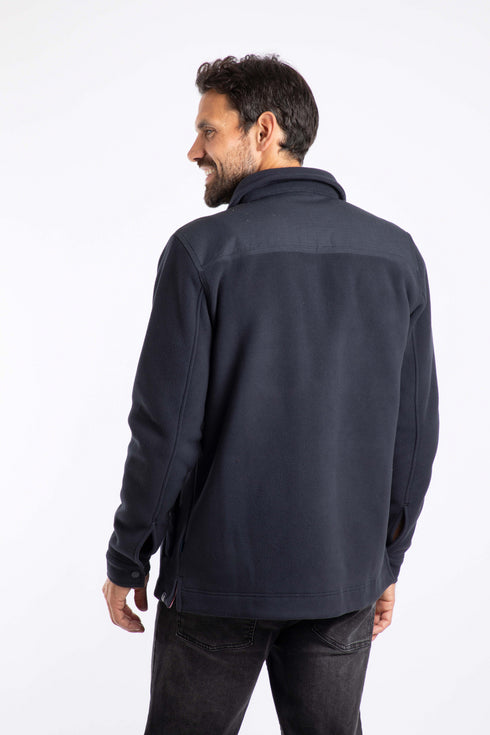 Weird Fish Boyd Plain Polar Fleece Shacket 203657