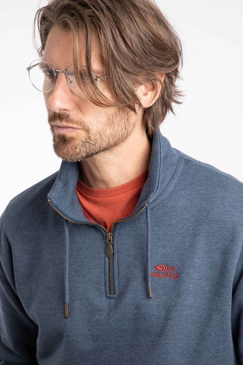 Weird Fish Mens Brampton 1/4 Zip Sweatshirt 203659