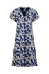 Weird Fish Suffolks Ink Printed Jersey Dress Organic Cotton 203971