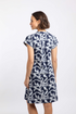 Weird Fish Suffolks Ink Printed Jersey Dress Organic Cotton 203971