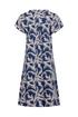 Weird Fish Suffolks Ink Printed Jersey Dress Organic Cotton 203971
