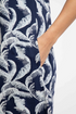 Weird Fish Suffolks Ink Printed Jersey Dress Organic Cotton 203971