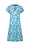 Weird Fish Women's Suffolks Organic Cotton Printed Jersey Dress Ocean Blue 203971