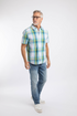 Weird Fish Judd Short Sleeve Check Shirt Off White Organic Cotton 204030