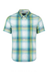Weird Fish Judd Short Sleeve Check Shirt Off White Organic Cotton 204030