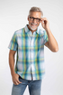 Weird Fish Judd Short Sleeve Check Shirt Off White Organic Cotton 204030