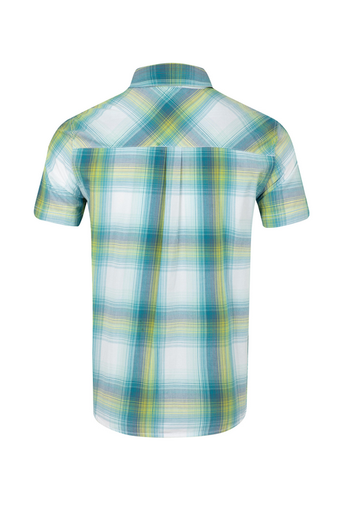 Weird Fish Judd Short Sleeve Check Shirt Off White Organic Cotton 204030