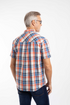 Weird Fish Judd Short Sleeve Check Shirt Light Cream Organic Cotton 204030
