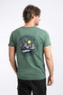 Weird Fish Mens Dusky Green Lake District Back Print Graphic T-Shirt 204034