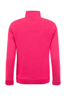 Weird Fish Avery 1/4 Zip Brushed Fleece Sweatshirt 204045 FOXGL - Foxglove Pink