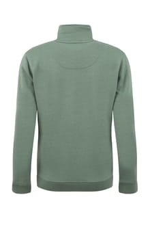 Weird Fish Avery 1/4 Zip Brushed Fleece Sweatshirt 204045 MILR - Military Green