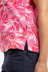 Weird Fish Alia Organic Cotton Printed Jersey Top - Hot Pink 204046