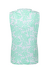 Weird Fish Nonno Printed Jersey Vest Apple Mint 204058