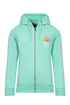 Weird Fish Cyra Graphic Full Zip Hoodie Apple Mint 204062