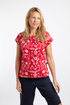 Weird Fish Paw Paw Rich Red Printed Jersey T-Shirt 204083