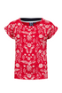Weird Fish Paw Paw Rich Red Printed Jersey T-Shirt 204083