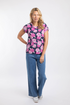 Weird Fish Paw Paw Fuschia Punch Printed Jersey T-Shirt - 204083