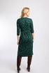 Weird Fish Isolde Printed Jersey Midi Dress 204300 - Bamboo Green