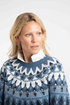 Weird Fish Lowell Fair Isle Knit Jumper 204322ASHBLU - Ash Blue