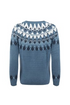 Weird Fish Lowell Fair Isle Knit Jumper 204322ASHBLU - Ash Blue