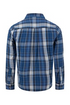 Weird Fish Lando Long Sleeve Cotton Check Shirt 204349 - Bright Navy