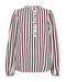 FreeQuent Ladies FQNOTO Striped Blouse 204913 - Bordeaux & Off-White