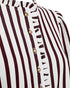 FreeQuent Ladies FQNOTO Striped Blouse 204913 - Bordeaux & Off-White