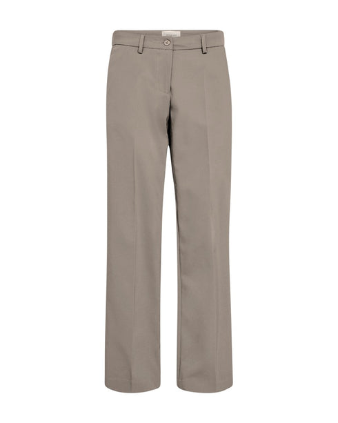 Freequent FQISADORA High-Waisted Wide-Leg Tailored Pants 205042 ST - Simply Taupe