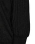 Freequent FQGLITTA Shimmer Metallic 3/4 Sleeve Pleated Jumper 205244 BK - Black