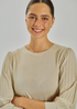 Freequent FQGLITTA Shimmer Metallic 3/4 Sleeve Pleated Jumper 205244MB - Moonbeam Beige
