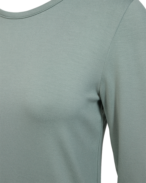 Freequent FQLIANA Long-Sleeve Jersey Top 205298 Iceberg Green