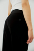 Freequent FQSHANTAL Power Stretch Wide Leg Pants 205439 BLK - Black