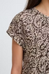 Fransa FRSEEN Printed Short Sleeve T-Shirt 20610634 AB - Aura Bloom Hot Fudge / Brown