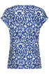 Fransa FRSEEN Floral Jersey T-Shirt – Boho Bloom Navy & Green – 20610634