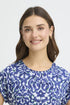 Fransa FRSEEN Floral Jersey T-Shirt – Boho Bloom Navy & Green – 20610634