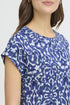 Fransa FRSEEN Floral Jersey T-Shirt – Boho Bloom Navy & Green – 20610634