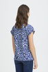 Fransa FRSEEN Floral Jersey T-Shirt – Boho Bloom Navy & Green – 20610634