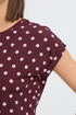 Fransa Womens Seen T-Shirt 20610634 - Port Royale Pink Dotty / Red
