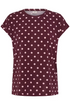 Fransa Womens Seen T-Shirt 20610634 - Port Royale Pink Dotty / Red